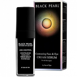 Контурный крем-серум для лица и глаз Sea of Spa Black Pearl Cream Serum 30 мл